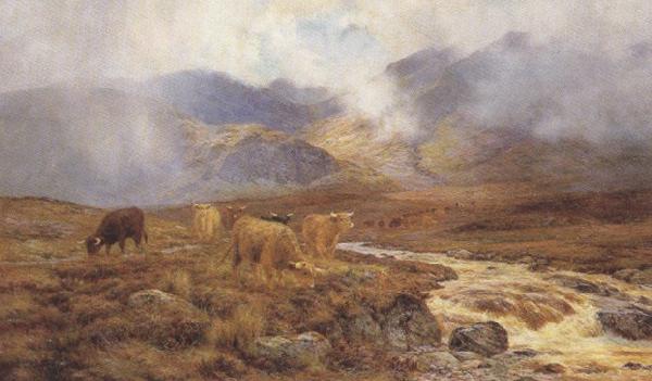 Louis bosworth hurt On Rannoch Moor (mk37) France oil painting art